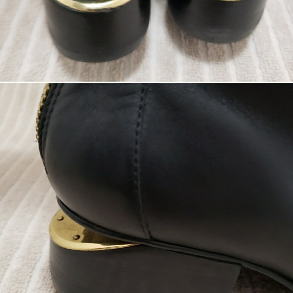 RARE/DISCONTINUED Aexander Wang Sigfrid black over the knee boots leather - Picture 3 of 6